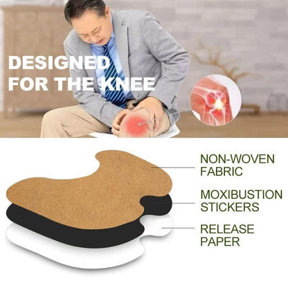 Herbal Knee Plaster Sticker Wormwood Extract Joint Ache Pain Relieving Pack Of (10) BUY 1 GET 1 FREE