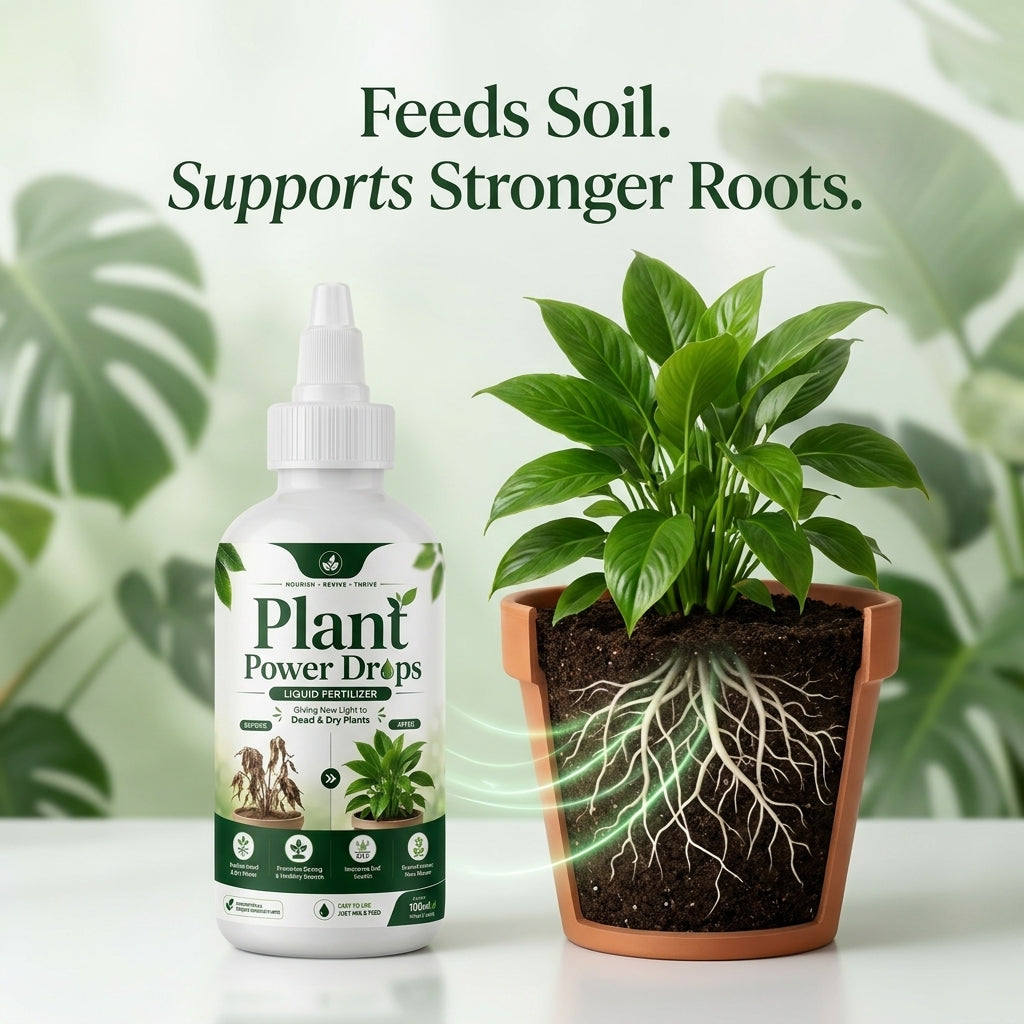 Plant Power Drops™ – Liquid Fertilizer For Plants