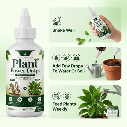 Plant Power Drops™ – Liquid Fertilizer For Plants