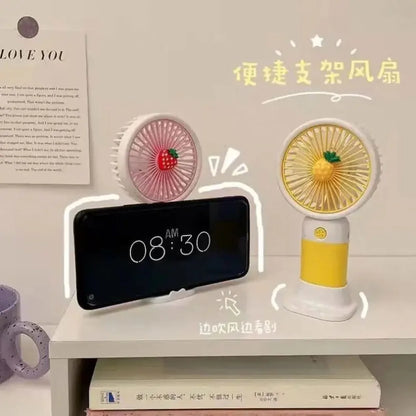 Mini Handheld Portable Fan – USB Rechargeable Lightweight Personal Cooling Fan