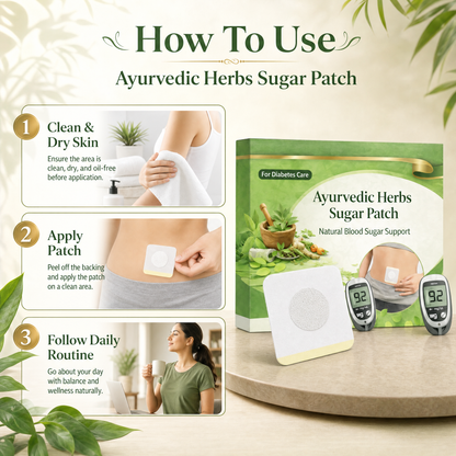 HerbPatch™ - Ayurvedic Herbs Sugar Patch