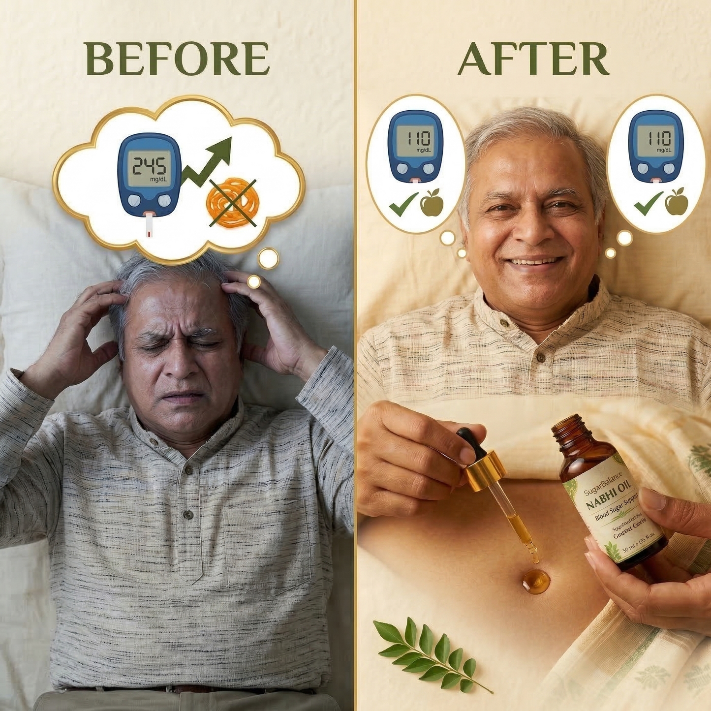 Sugar Balance Nabhi Oil (Fat Loss Oil)