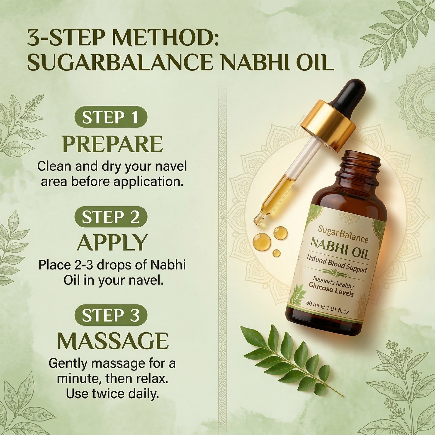 Sugar Balance Nabhi Oil (Fat Loss Oil)