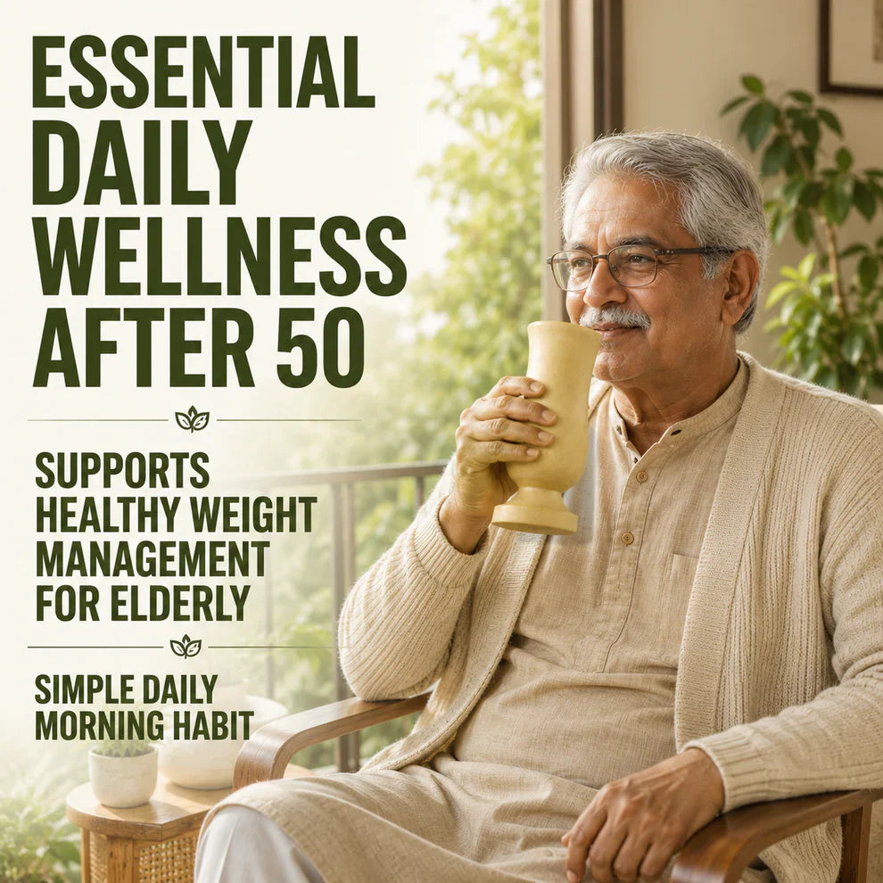 SugarCare Balance Wooden Vijaysar Detox Glass - (100% Natural Neem Wood)